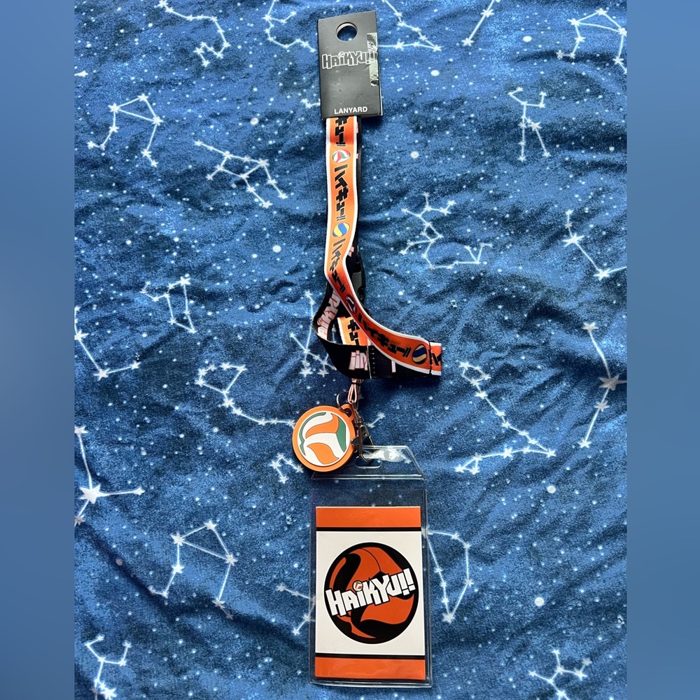 Haikyuu !! Lanyard & Cardholder w Keychain